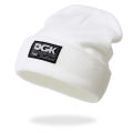【Best Price Guaranteed】 New Ski Hat Autumn and Winter Pullover Knitted Hat DGK Letter Wool Hat Unisex Beanie Hat for Men and Women. 