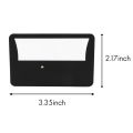Credit Card Size Lighted 3X Magnifier Bundle Includes 4 Magnifiers, Each Magnifier for Reading Has 3X Lens. 