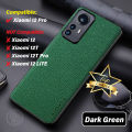 xprmy for Xiaomi Mi 12 Pro casing PU leather case soft TPU shockproof slim hard PC camera phone cover.