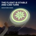 Kid Flying Disc Anti-skid Luminous Flying Disc Whirling Leisure Glowing Flying Disc Throwing Park. 