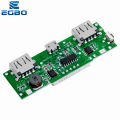1~5PCS EGBO LED Dual USB 5V 2.4A Micro/Type-C USB Mobile Power Bank 18650 Charging Module Lithium Battery Charger Board Circuit. 