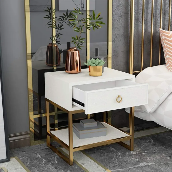 Bedside%20Table%20/%20Bedside%20Table%20with%201%20Drawer%20Wrought%20Iron%20Frame%20Also%20A%20Table%20Can%20Be%20Mounted%20On%20Any%20Item%20-%20Image%204