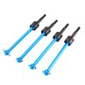 4 Pcs Metal Universal Drive Shaft CVD (64mm) for Tamiya DT03 TT02B TT-02B RC Car Upgrade Parts Accessories.