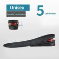 1Pair Height Increase Insole for Feet 3cm 5cm 7cm 9cm Variable Height Shoes Insoles Men Women Air Shock Absorbing Shoe Pads. 