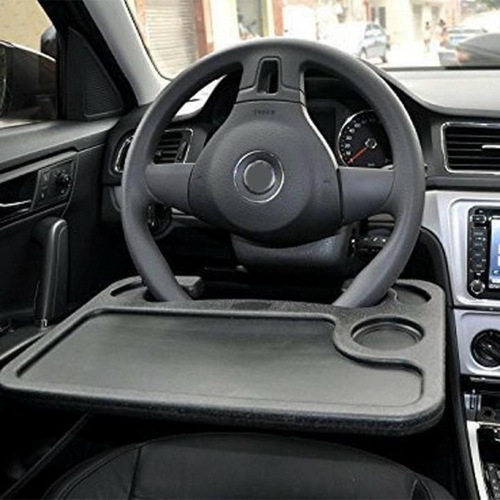 Car Desk Coffee Holder Laptop Computer Table Steering Wheel Universal Portable Eat Work Drink Seat Tray Goods Auto Accessories