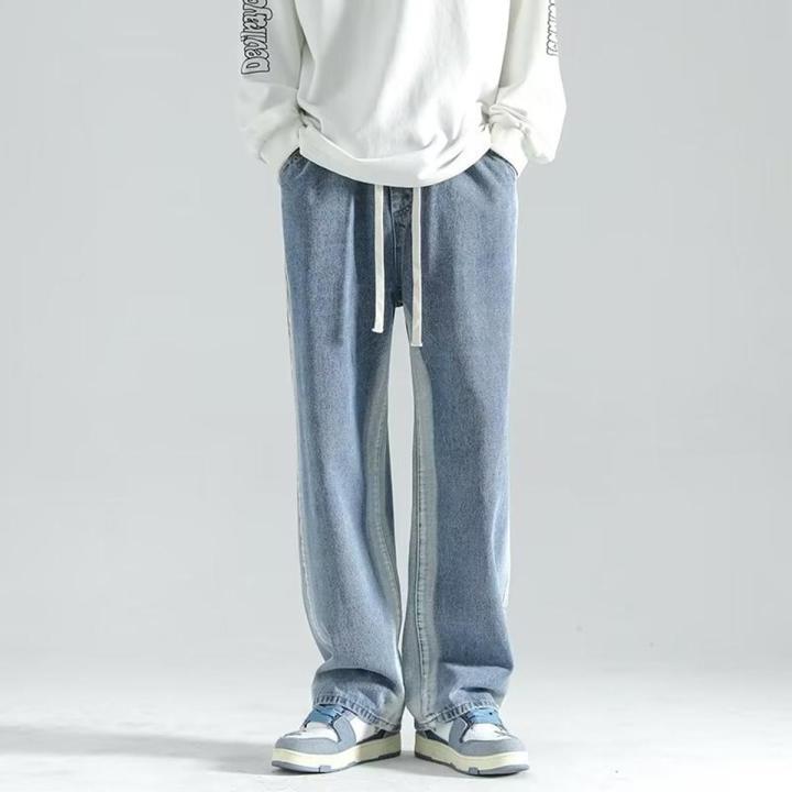 Y2k Baggy Men's Jeans for Men Pants Clothing Ropa Pantalones Hombre Vaqueros Calça Masculina Summer Streetwear Elastic Waist
