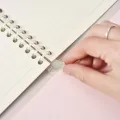 Transparent B5 Refillable Notebook 26 Rings/Holes Loose Leaf Binder Flexible Waterproof PP Cover 30 Sheets Ruled Lined Paper Refillable Binder for Office Home School Students Supplies. 
