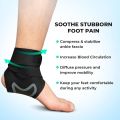 1 piece Sports sleeve compression protection ankle socks outdoor football gear.