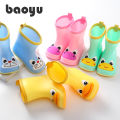 Baoyu children's rain boots, boys' 1-3 years old, light and cute, baby boys, rain girls, 2 water shoes, four seasons children's rain boots. 