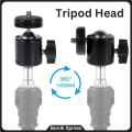 1pc Mini Swivel Ball Head Tripod Head 360 Degree Rotating Mount Base Adapter with Universal 1/4 Inch Screw Mounts for DSLR ILDC Camera DV Tripod Monopod Light Stand  -Tripod Head. 