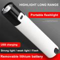 Strong Light 3 mode 1200 mAh Rechargeable Multi-Purpose Long-Range Portable Ultra-Bright Household Small Mini Portable Mini light.