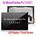 Original LCD For Microsoft Surface Pro 1 3 4 5 6 7 LCD Display Touch Screen Digitizer Assembly 1886 1807 1796 1724 16311514.