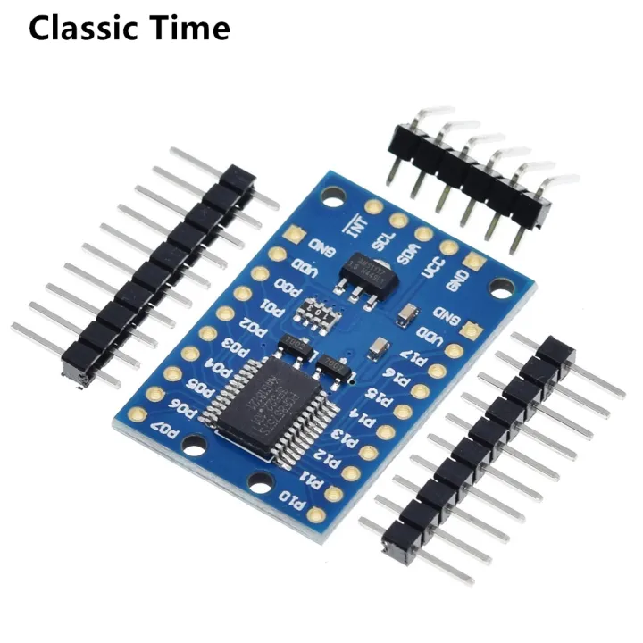 PCF8575 Module Expansion IO port Expander board DC 2.5-5.5V I2C communication control 16 IO ports For Arduino