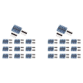 20Pcs 4 Channel IIC I2C Logic Level Converter Bi-Directional Module 3.3V to 5V Shifter for Arduino (Pack of 10).