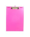 Good Luck Clip Board A4 Size Plastic Blue or Pink 1pcs.