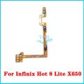 For Infinix Hot 6 7 8 9 10 10s 11 11s 12 20i Play Lite Power Volume UP Down Side Button Flex Cable Repair Parts.