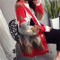 Fashion Casual Women Sweater Cardigan Autumn And Winter Loose Korean Version Thickened New Style With Knitted Medium Length Coat. 