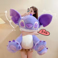 Disney Stitch Doll Purple Stitch Doll Plush Toys Child Sleeping Comforting Pillow Stuffed Animal Birthday Gifts for Kids.