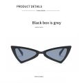 Whimsical Understated -Craftsmanship and Trendy -Korean Style Ulzzang Retro Triangle Cat Eye Sunglas- Progressively Better.
