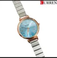 Curren 9081 Stainless Steel Analog Watch For Women - Blue. 