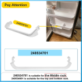 240534701 And 240534901 Refrigerator Door Shelf Rack Bar Easy To Replace For Frigidaire Kenmore Replaces AP3214631, PS734936, AP3214630. 