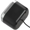 USB 2.0 Notebook Speakers Wired Stereo Mini Computer Speaker black.