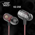 KZ ZSE Dual Driver Noise Isolating Bass in-Ear HiFi Earphone Wired Stereo Headphones for Sleep/Sport/Workout/Travel/Running - Earphone. 