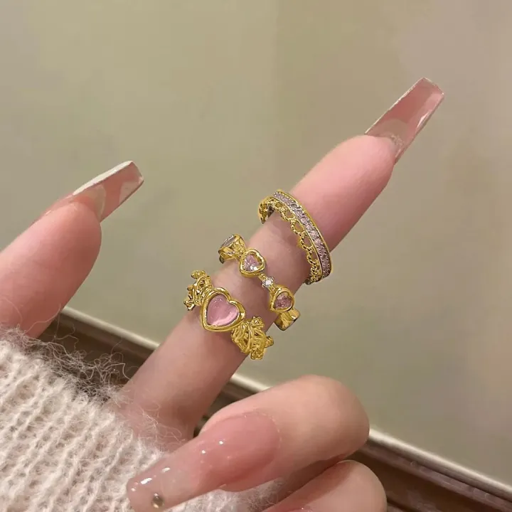 New%20Y2K%20Pink%20Crystal%20Irregular%20Heart%20Rings%20for%20Women%20Fashion%20Zircon%20Opening%20Finger%20Ring%20Sweet%20Girls%20Kpop%20Party%20Jewelry%20Gifts%20-%20Image%207
