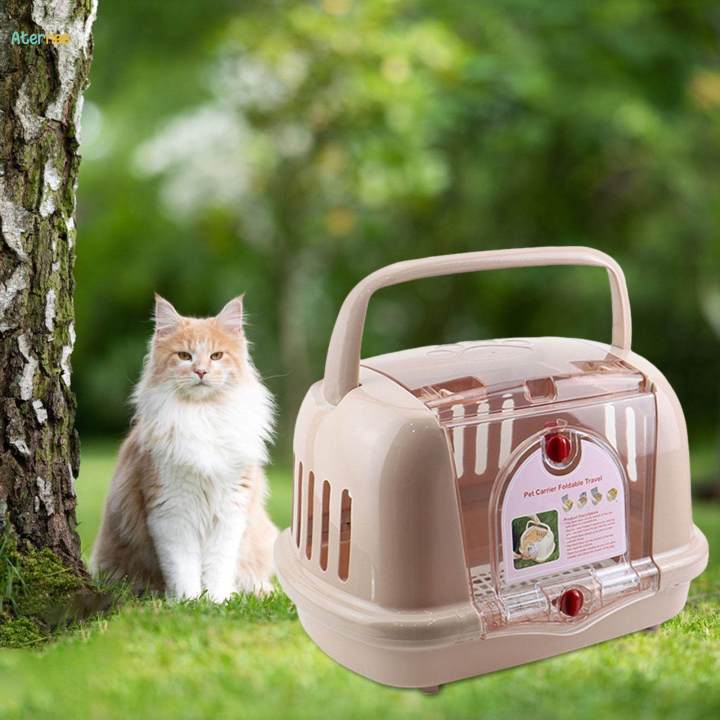 Outdoor%20Cage%20Dog%20Crate%20Transport%20Box%20Cats%20Aviation%20Box%20for%20Kitten%20Camping%20brown%20-%20Image%203