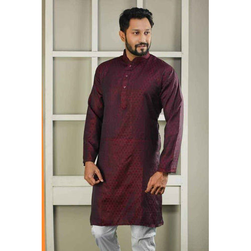 Fashionable%20Semi%20Long%20Panjabi%20for%20Men%20-%20Image%203