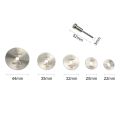 5Pcs HSS SAW BLADES HSS Cutting Discs Wheel 5Pcs HSS Circular Saw 22mm 25mm 32mm 35mm 44mm Rotary Blade 1Pcs 3.2mm Mandrel For Wood Plastic Cutting Cut Off Tools Sets. 