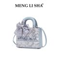 Menglisha/Menglisha 2024 New Style Embroidery Handheld Daifei Bag Women's Fashion One Shoulder Crossbody Bag. 