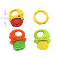 3pcs set Baby Pineapple Teeth Gel Bright Color Fruit Silicone head Teether CN.