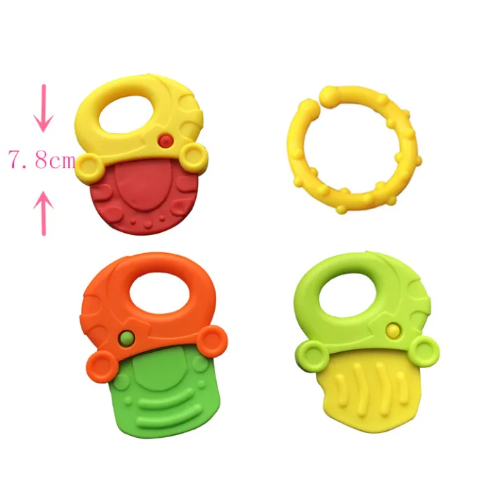 3pcs%20set%20Baby%20Pineapple%20Teeth%20Gel%20Bright%20Color%20Fruit%20Silicone%20head%20Teether%20CN%20-%20Image%205