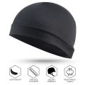 Helmet Inner Cap (Slim Fit-will not cover your ear) for Motorcycle Helmet Cycling and Outdoor Helmets- Black.