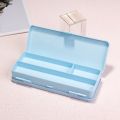 Transparent Plastic Pencil Box for Students Without Printing Simple Low Carbon Environmental Protection Pencil Case.