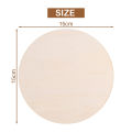10PCS Natural Wood Pieces Slice Round Unfinished Wooden Discs for Crafts Centerpieces DIY Christmas Ornaments 5.9inch. 