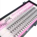 Premium Individual Dovetail Eyelash Extension Natural 3D Cluster Eyelashes Professional Makeup Flared Lashes. 