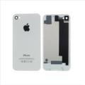Apple iPhone 4S - ( Metal Glass ) Back Shell / Back Panel / Battery Cover / Back Door / Back Replacement Part. 