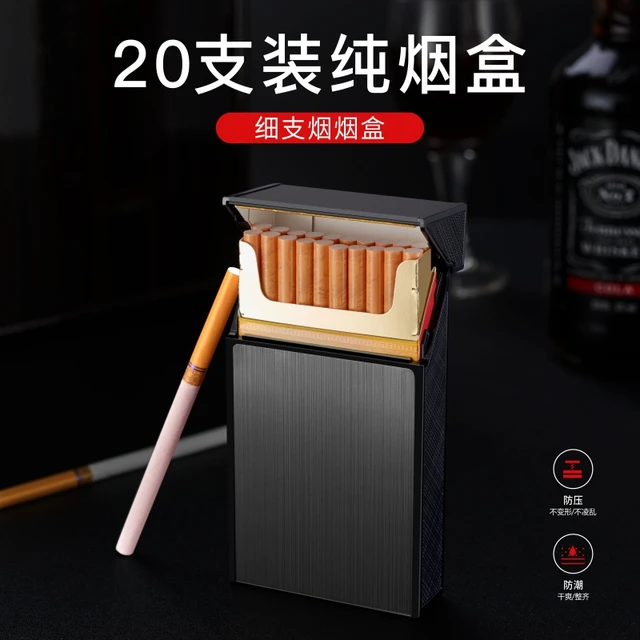 Slim%20Cigarette%20Case%20Portable%20Flip%20Cover%20Cigarette%20Holder%20Box%20Tobacco%20Case%2020pcs%20Capacity%20Waterproof%20Pocket%20Box%20Storage%20Container%20-%20Image%202