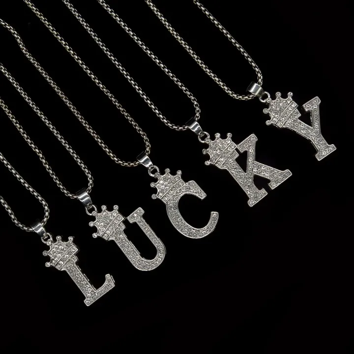 Fashion%20Luxury%20Charm%20Alloy%20Zircon%20A-Z%20Crown%20Alphabet%20Pendant%20Chain%20Necklace%20Punk%20HipHop%20Woman%20Man%20Initial%20Name%20Jewelry%20Gifts%20Hot%20-%20Image%205