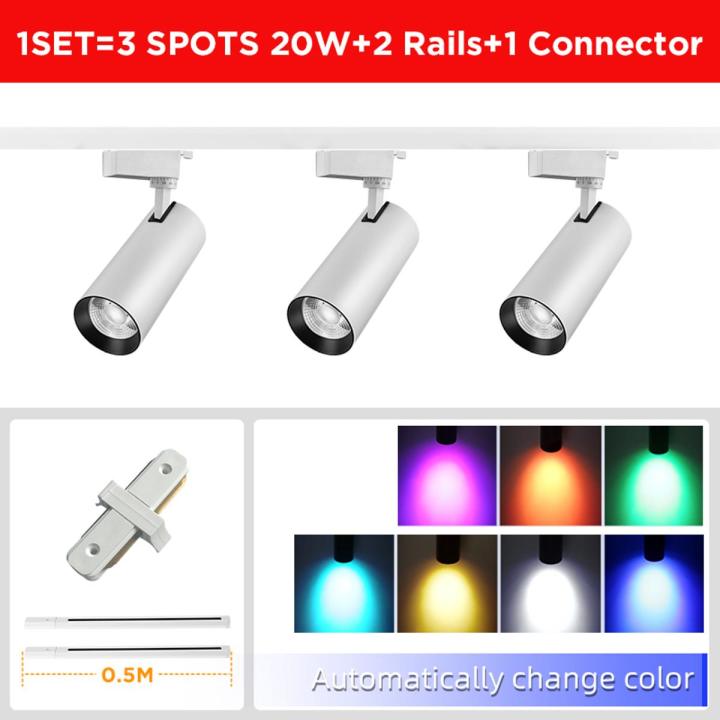 Modern LED Light 20W COB Led Ceiling Lights 220V 240V Lights For Ceiling Spotlight Rail LED Spot Lamp for Home Lighting