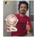 P8 Portable Mini USB Rechargeable 1200mAh Mini Clip Fan. 