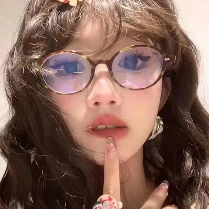 Y2K%20Retro%20Oval%20Frame%20Glasses%20Women%20Female%20Ins%20Sweet%20Cool%20Eyewear%20Trend%20Korean%20Brand%20Reading%20Computer%20Anti%20Blue%20Light%20Eyeglasses%20-%20Image%202