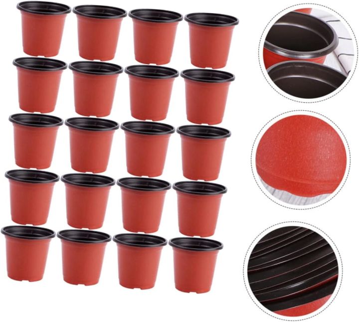 3.5Inchi(15pcs)Two-color%20flower%20pot%20PP%20soft%20plastic%20nursery%20home%20gardening%20succulent%20flower%20pot%2015%20pcs%20-%20Image%203