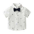 2024 Summer New Male Baby One Year Old Gentleman Two Piece for Infants Young Children Banquet Dresses, Bowtie and Strap Set. 