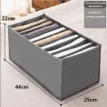 7 Grids Large Cloth Storage Box Organizer, Cloth Organizer Box, Closet Storage drawer divider storage organizer Box.. 