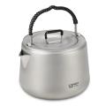 1.4L Titanium Tea Pot Ultralight Outdoor Camping Hiking Water Kettle Coffee Pot Teapot.