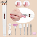 Monja Nail Art Drill Machine White and Lightpink 2W， Rosegold-5W，USB Electric Acrylic False Nails Tips Grinder Cuticle Softener Sanding Grit Polishing Sander Bits Set Manicure Pedicure Care Portable Tools Devices. 