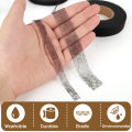 60M Black And White Double-sided Interlining Adhesive Fabric Clothes Iron On Hem Tape Interlining Web DIY Sewing Accessories 1Roll. 
